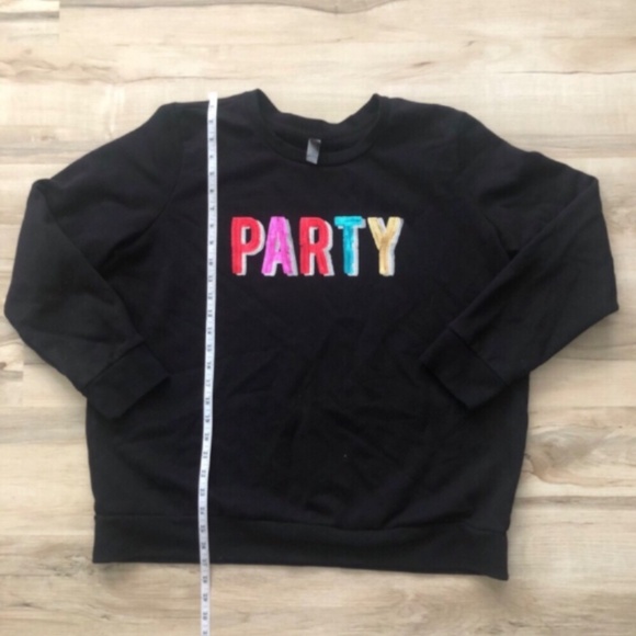 Denver Hayes Sequin PARTY Sweater - Picture 2 of 5